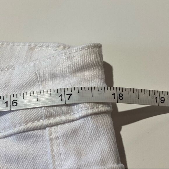 Soft Surroundings Ultimate Denim In White Straight Leg Jeans Women's Size 16T - Picture 14 of 15